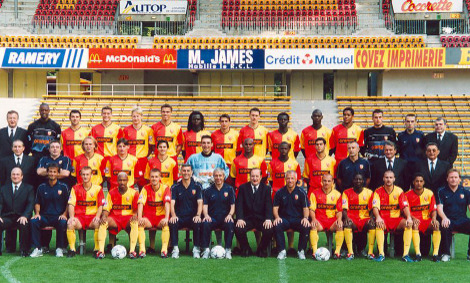 Dres RC Lens 2001-2002 Oslava prvního titulu v Ligue 1